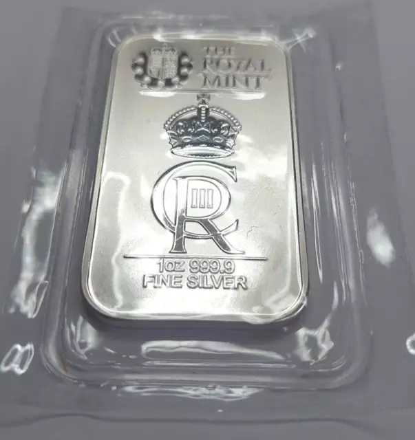 2023 Royal Celebration Royal Mint 1oz Silver Bullion Bar *New Mint Sealed *