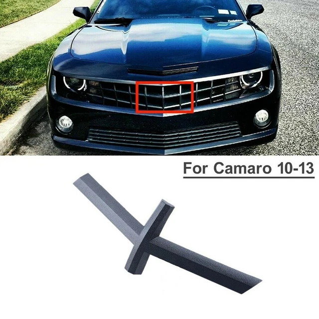 Car Grill Bow Tie Delete Emblem – Black ABS Replacement For Chevy Camaro 2010-2013 (Non-ZL1)