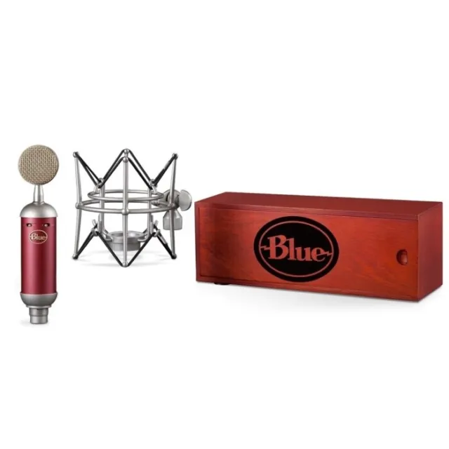Blue Microphones Spark SL XLR Kondensatormikrofon Box & Shockmount Rot