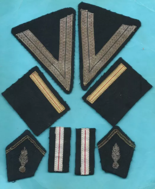 lot d insigne tissus de gendarmerie 1950