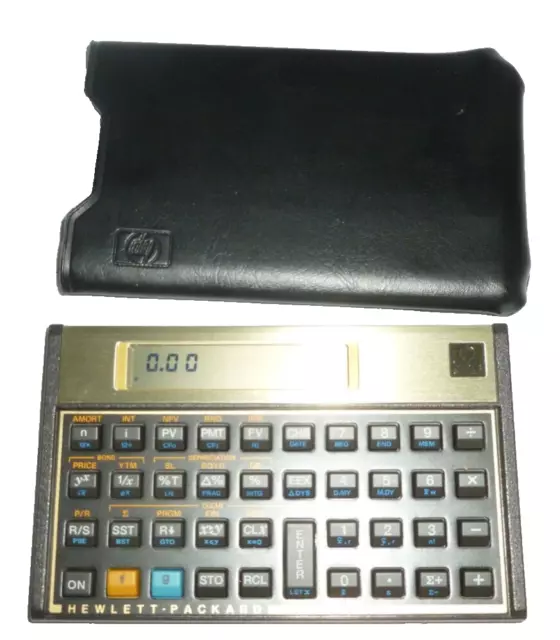 HP 12C Business Financial Calculator with Cover Excellent Tested