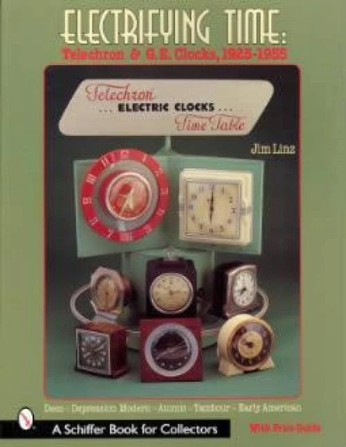 Vintage Telechron & GE Electric Clocks 1925-55 Collector Guide Art Deco & Shelf