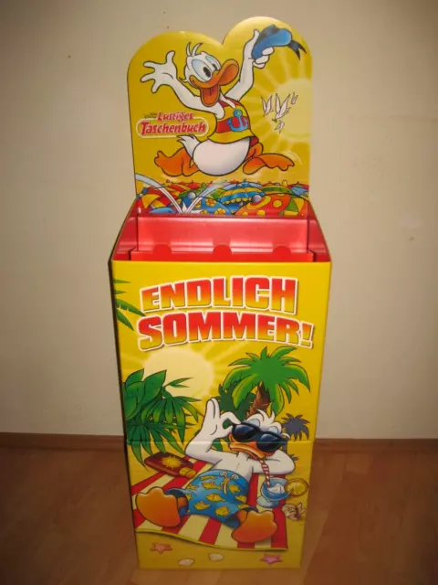 Disney's LTB Donald Duck Summertime Reklame Aufsteller Ständer Display 123cm