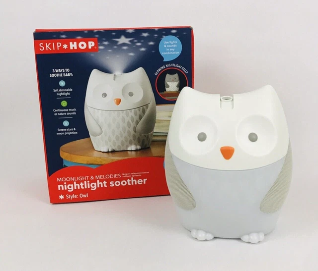 Skip Hop OWL Moonlight & Melodies Nightlight Baby Sleep Soother