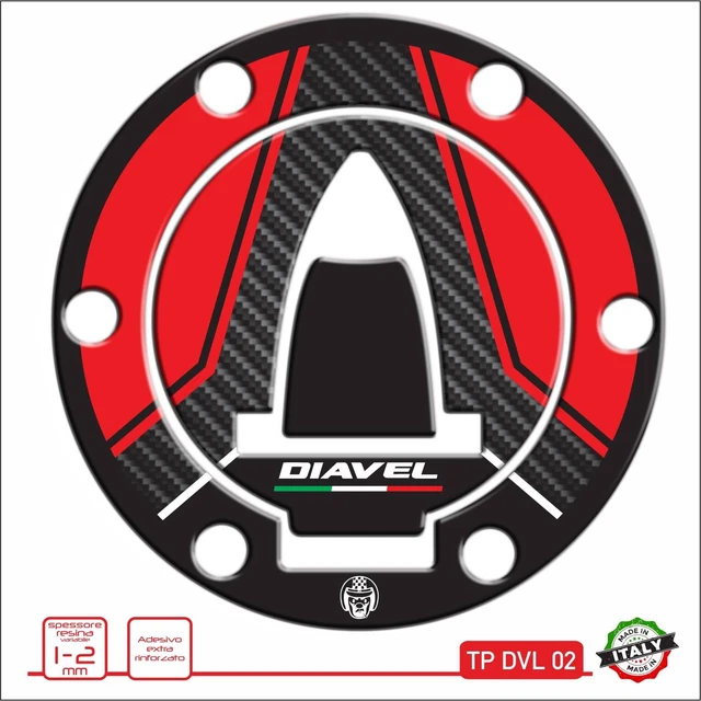 Kit Grip De Réservoir Ducati Diavel V4 - RG Racing EZRG232