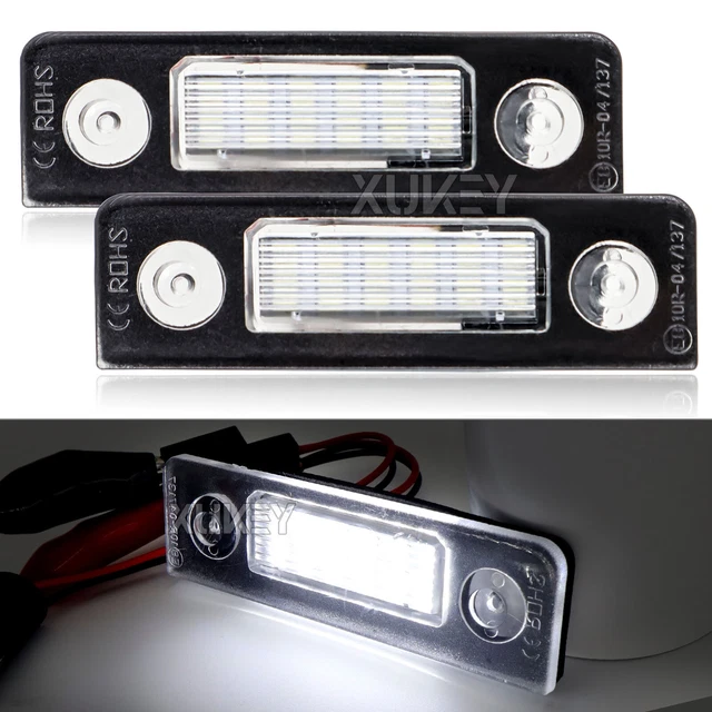 2 luci targa 18 LED adatte per ŠKODA Roomster 5J 06-2010 Octavia 1Z