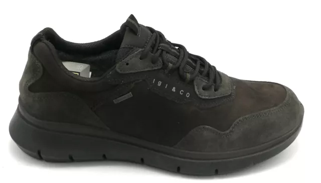 Igi & co 2618322 Basket Nubuck Brun Foncé Lacet Élastique Fond en Caoutchouc 2/3
