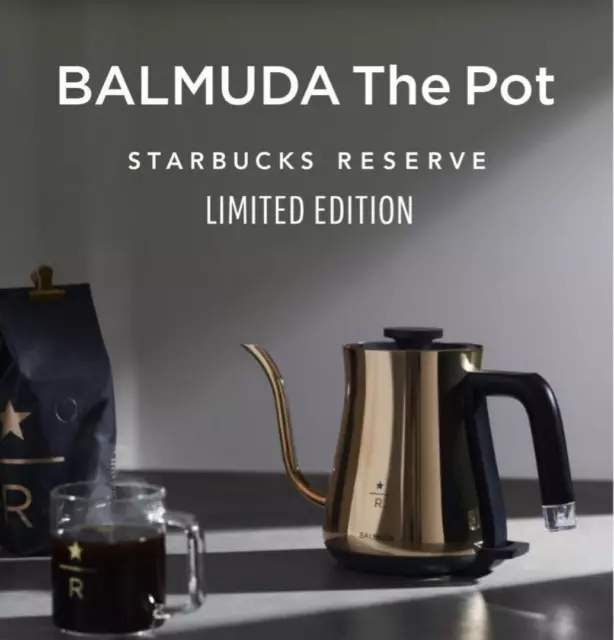 BALMUDA Starbucks Reserve Electric Kettle The Pot Limited Edition New Japan