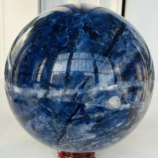 2720g Blue Sodalite Ball Sphere Healing Crystal Natural Gemstone Quartz Stone