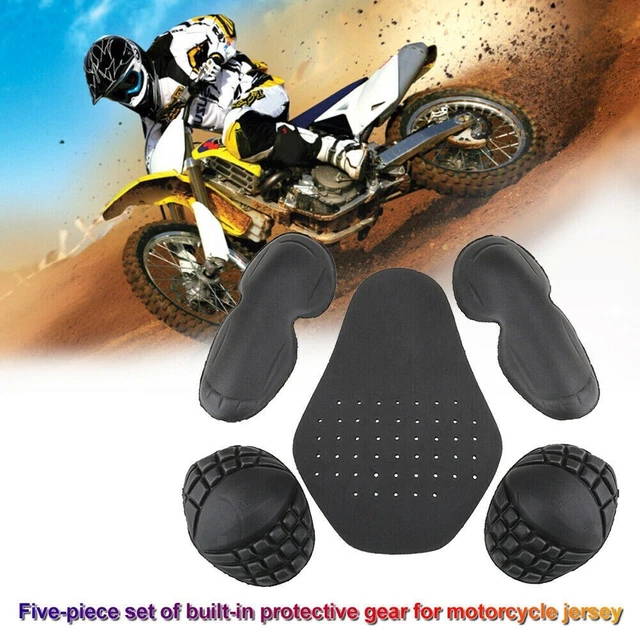 Stay protetto durante i tuoi viaggi - 5 pz giacca moto spalla gomito inserti