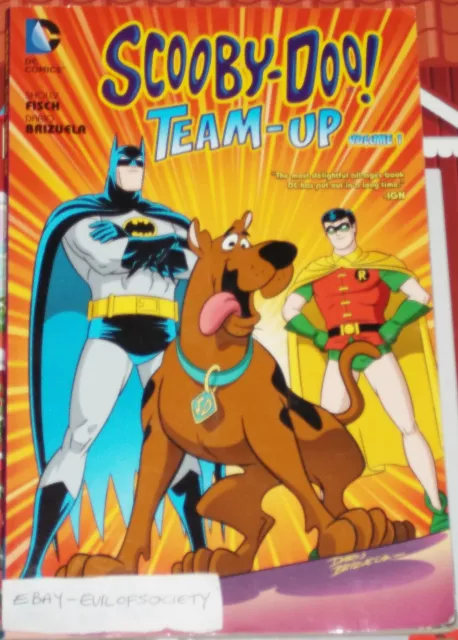 dc comics, scooby-doo team up volume 1, graphic novel, paperback, 2015, used