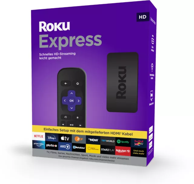 ROKU 3930EU Express HD Streaming-Player (Schnelles HD-Streaming leicht gemacht)