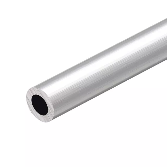 6063 Aluminum Round Tube 300mm Length 20mm OD 10mm Inner Dia Seamless Tubing