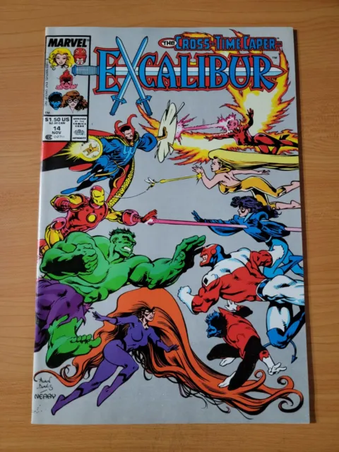 Excalibur #14 Direct Market Edition ~ NEAR MINT NM ~ 1989 DC Comics