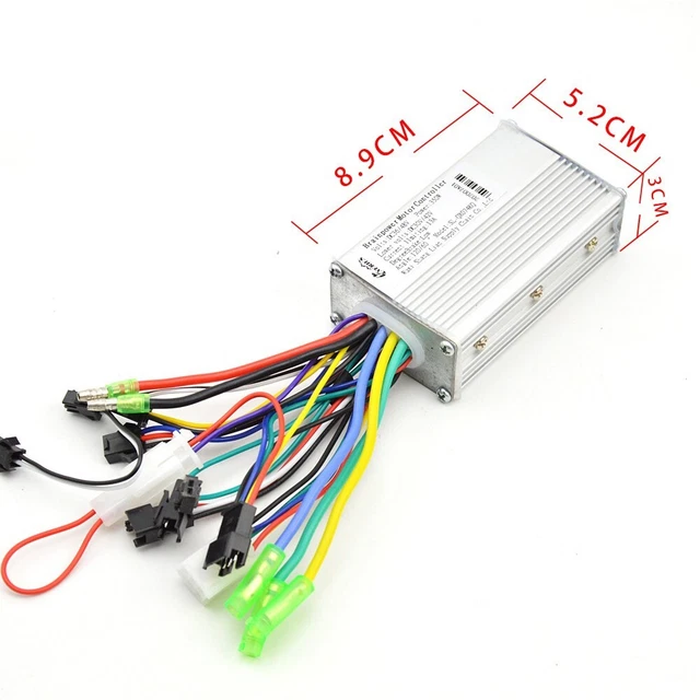 Régulateur Moteur Brossé Jyving 36V 1000W - Pour Scooter Et Vélo Électrique - Contrôleur De Vitesse DC