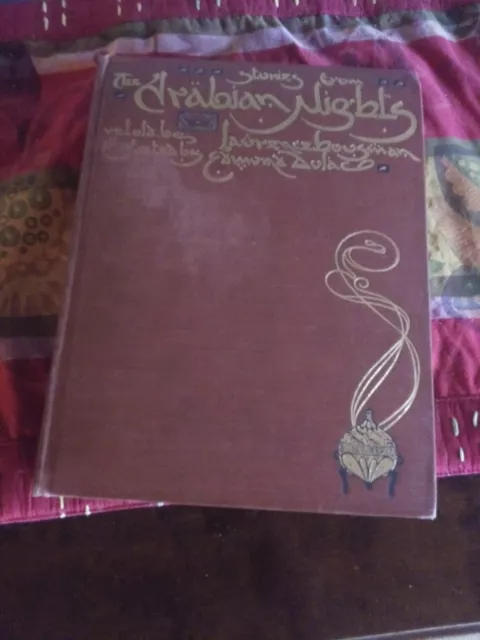 Stories From THE ARABIAN NIGHTS Edmund Dulac Book 1907 1st Ed. 50 Color Plates