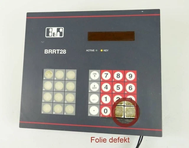 PP4081 control panel Bernecker Rainer B&R BRRT28 film faulty