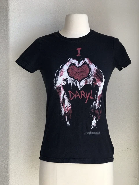 The Walking Dead Child's Medium T-Shirt I Love Daryl Short Sleeve I Love Daryl