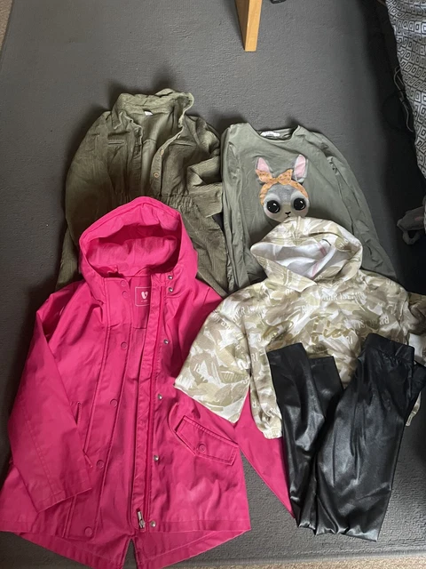 H&M Girls  clothes bundle Jackets, Dress, Leggings, Hoodie 8/9/10 Years