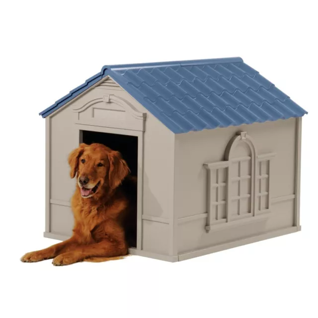 XXL Dog Kennel For X-Large 100 Lbs Outdoor Pet Cabin House Big Shelter