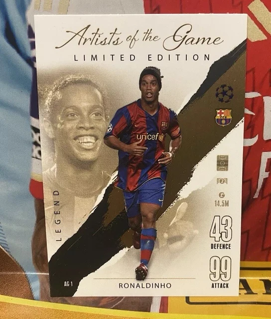 ronaldinho limited edition card | Soccer Trading Cards First ever Club Legacyz box