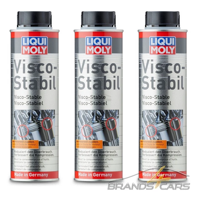 3X 300ML LIQUI MOLY VISCO-STABIL VISCOSTABIL ÖLZUSATZ ÖL ZUSATZ ADDITIV ...