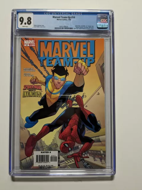 Marvel Team-Up #14 - CGC 9.8 - Spider-Man meets Invincible - Robert Kirkman