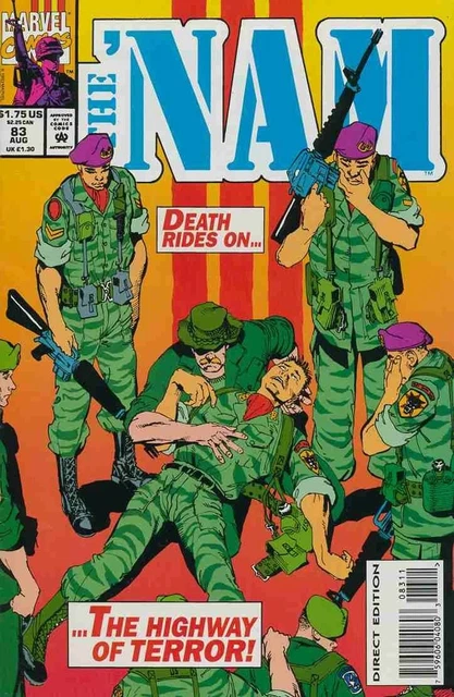 THE NAM #83 NEAR MINT- 1993 SCARCE, SECOND-TO-LAST ISSUE MARVEL COMICS  b-20