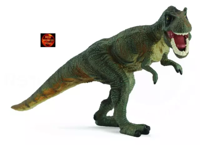 Green Tyrannosaurus Rex TRex Dinosaur Toy Model Figure by CollectA 88118 New