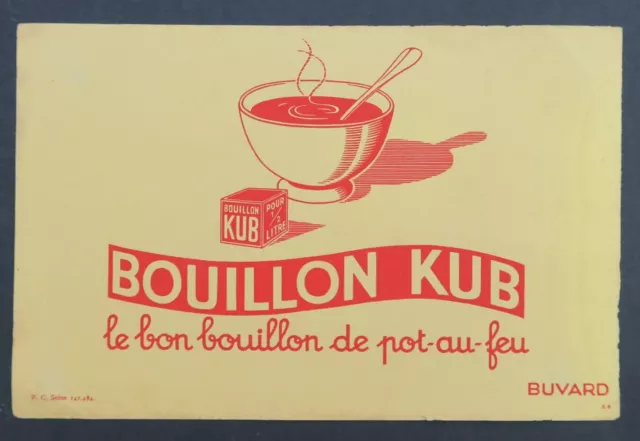 BUVARD Bouillon KUB pot-au-feu variante 2.8 blotter Löscher