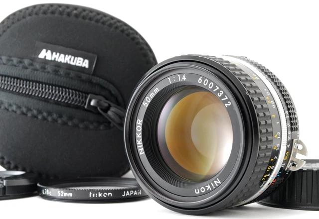 Nikon NIKKOR 50mm F/1.8 Ai-S – Objectif Pancake MF – Monture F – Occasion Quasi Neuf