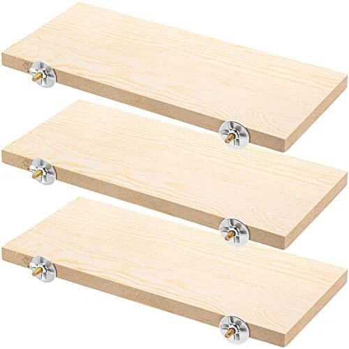3 Pack Bird Perch Stand, Parrot Wood Platform, Natural Wooden Perch Toys