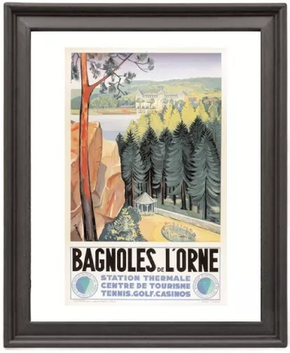 France Bagnoles de L'Orne - Picture Frame 8x10 inches - Poster - Print - Poster