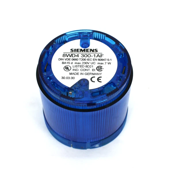 Siemens 8WD4 300-1AF Bleu Pile Lumière