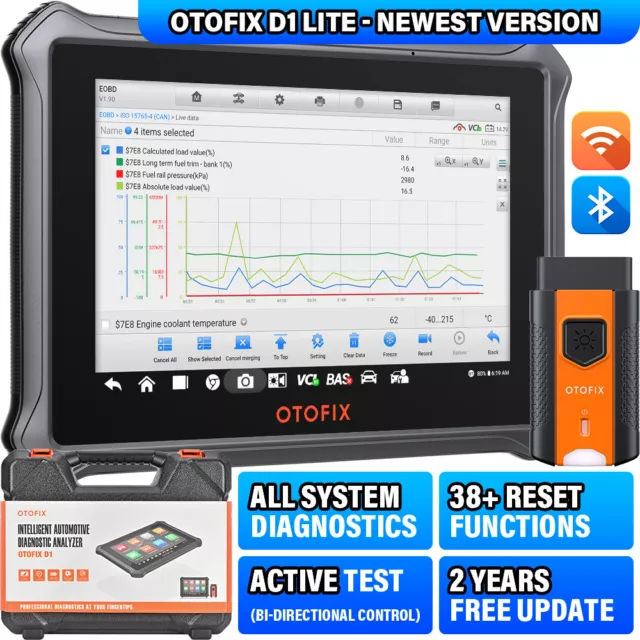 2024 OTOFIX D1 Lite Profi KFZ OBD2 Diagnosegerät Auto Scanner ALLE SYSTEM TPMS 2