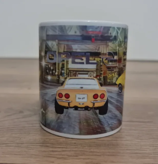 Tasse mit Motiv Opel GT Retro Vintage ART