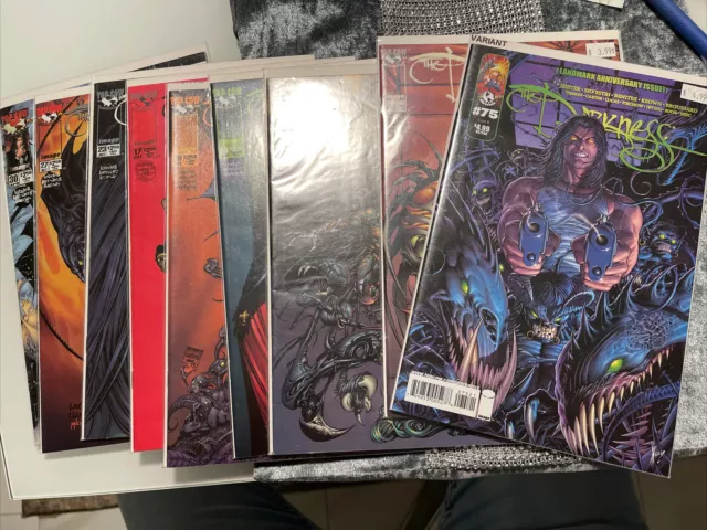Top Cow Image the Darkness Lot of 9 Comic Books Bagged An Boarded