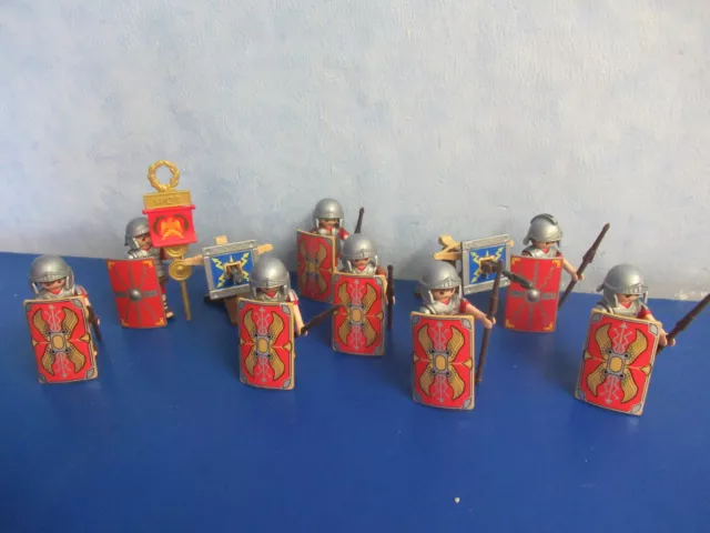 8 x Römer Centurio Figuren 2x Geschütz zu 4270 4276 Arena Galeere Playmobil 3299