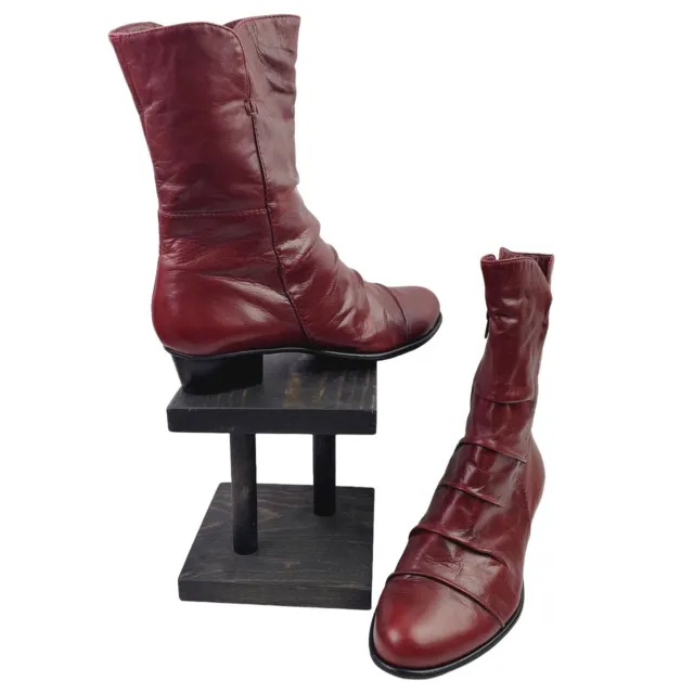 Everybody by BZ MODA Womens Fanta Style Red Boots Sz 8.5
