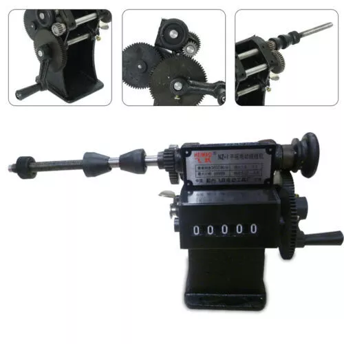 Durable Pro Manual Hand Coil Counting & Winding Machine Coiler Dual-purpose Tool