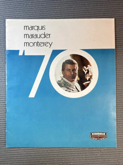 1970 Mercury Sales Brochure Catalog Marquis Marauder Monterey