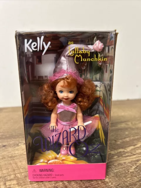 New Vintage 1999 The Wizard Of Oz Barbie Kelly as Lullaby Munchkin Mattel NIB