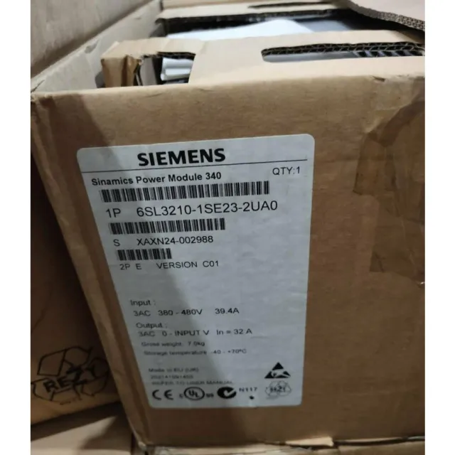 New Siemens 6SL3210-1SE23-2UA0 6SL3 210-1SE23-2UA0 converter Power Module PM340