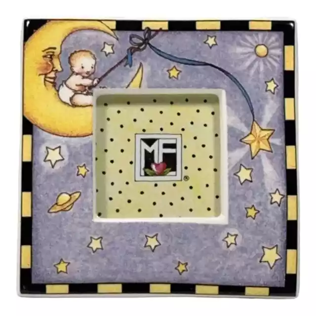 MARY ENGELBREIT 1995 Picture Frame CHARPENTE Baby Moon Stars Mini ME 3” New
