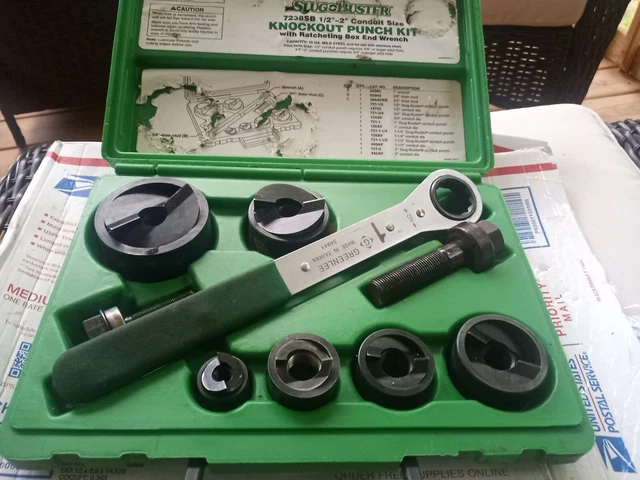 Greenlee 7238SB "Slug Buster" Knockout Punch Set