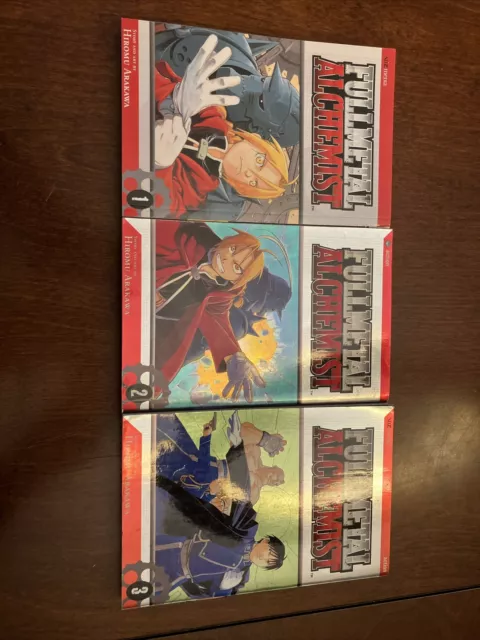 Fullmetal Alchemist Volume 1-3 - Paperback By Hiromu Arakawa Manga Book