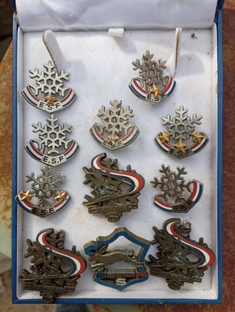 Insigne Vintage Ski Savoie - Broche Médaille Promotion, Signé Augis, France