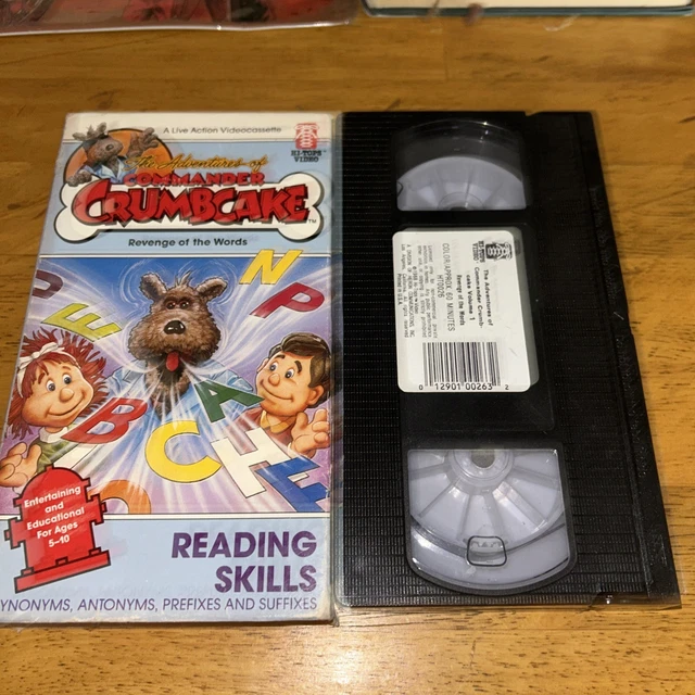 THE ADVENTURES OF Commander Crumbcake (1988, VHS) Hi-Tops Video! £9.00 ...