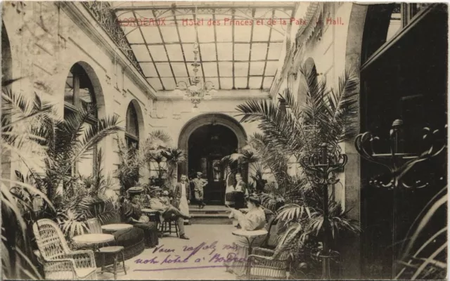 CPA BORDEAUX-Hotel des Princes et de la Paix le Hall (28022)