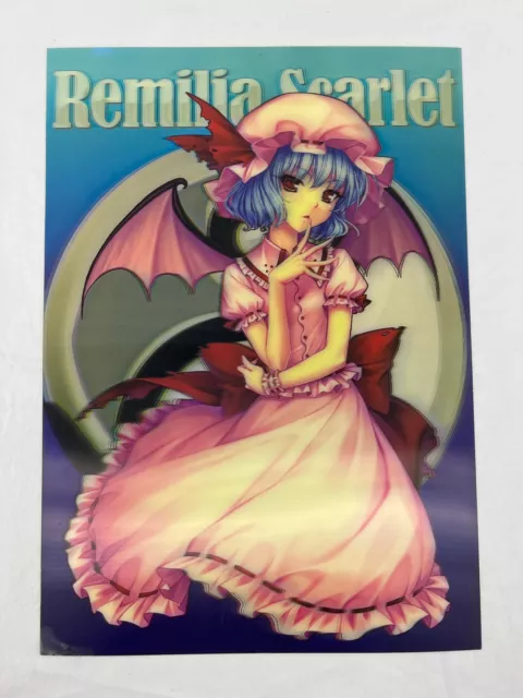 Project Touhou Remilia Scarlet 3D Poster Game Anime Manga